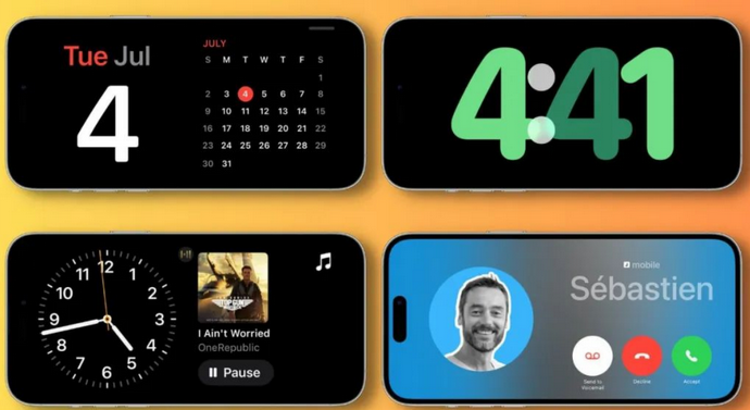 宕昌苹果手机维修分享iOS17横屏充电待机显示有什么好处 