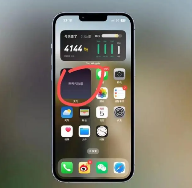 宕昌苹果手机维修分享:iOS16主屏幕天气小组件无法正常工作怎么办？ 
