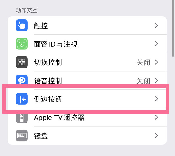 宕昌苹果14维修店分享iPhone14 Plus侧键双击下载功能关闭方法 