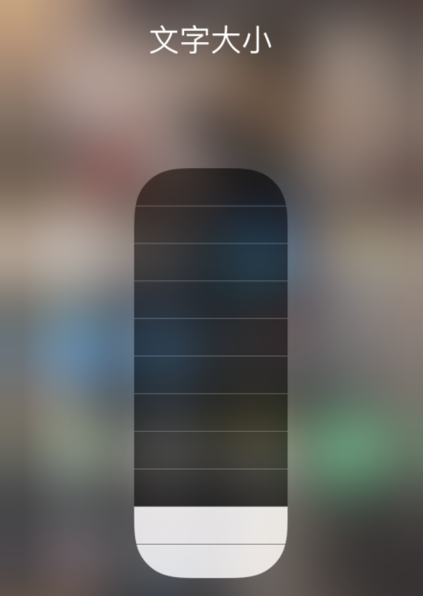 宕昌苹果手机维修分享小技巧：在 iPhone 控制中心快速调节字体大小 